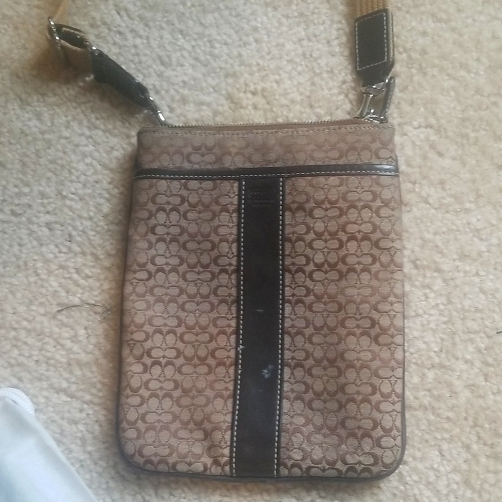 Coach crossbody purse.